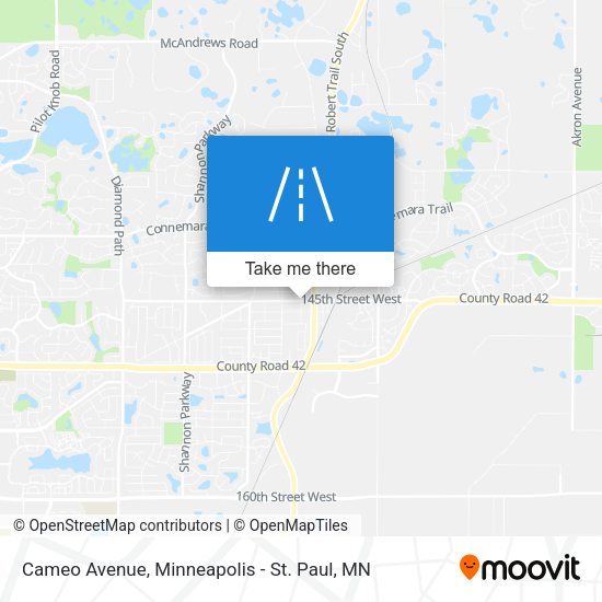 Cameo Avenue map