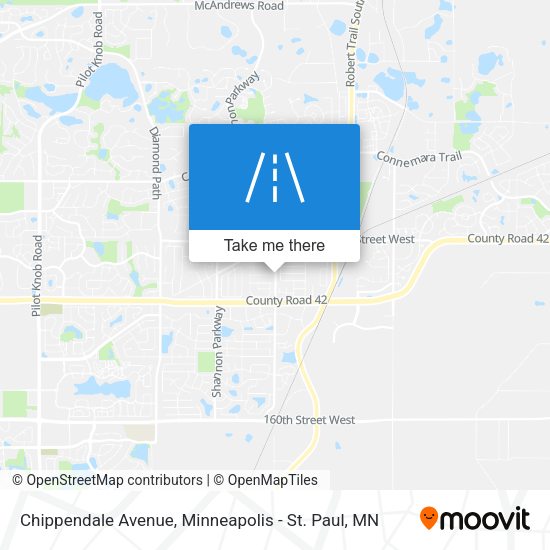 Mapa de Chippendale Avenue