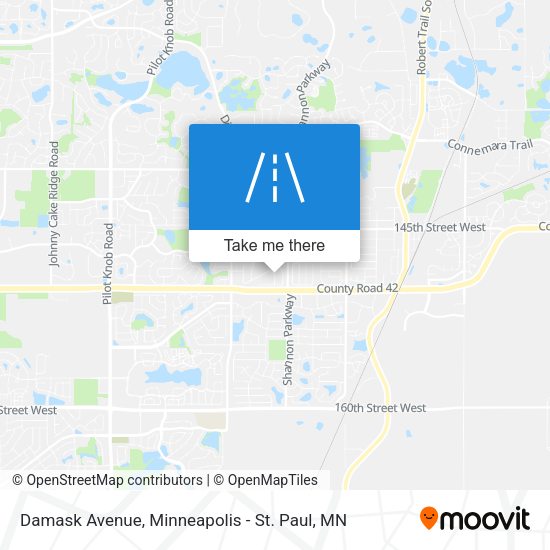 Mapa de Damask Avenue
