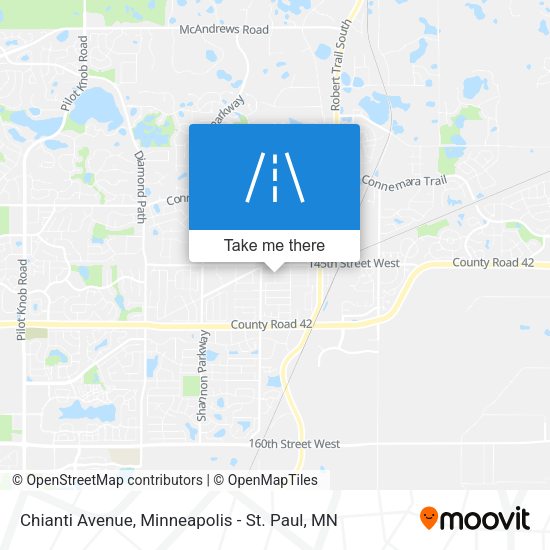 Chianti Avenue map