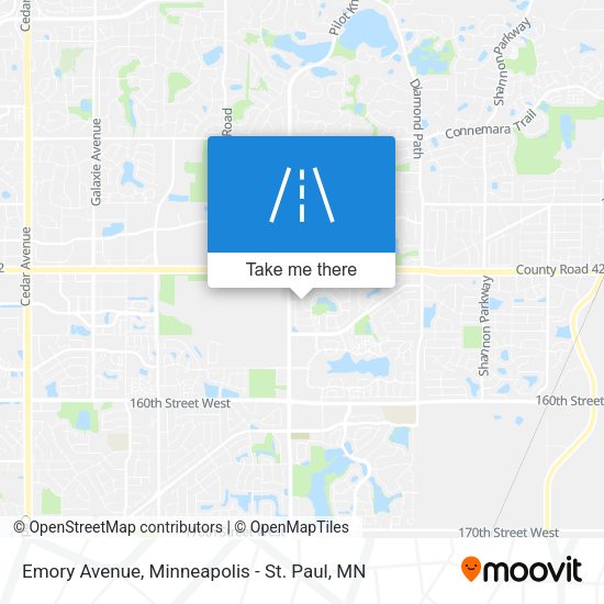 Emory Avenue map