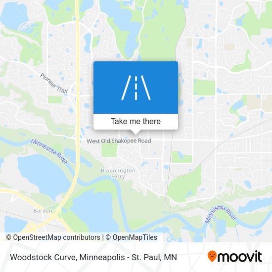 Woodstock Curve map