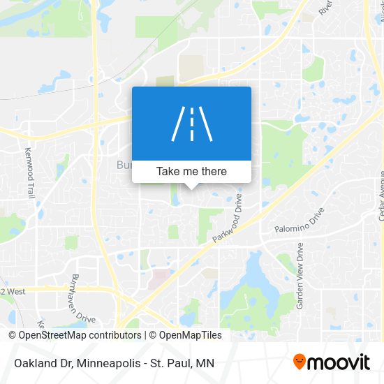 Oakland Dr map