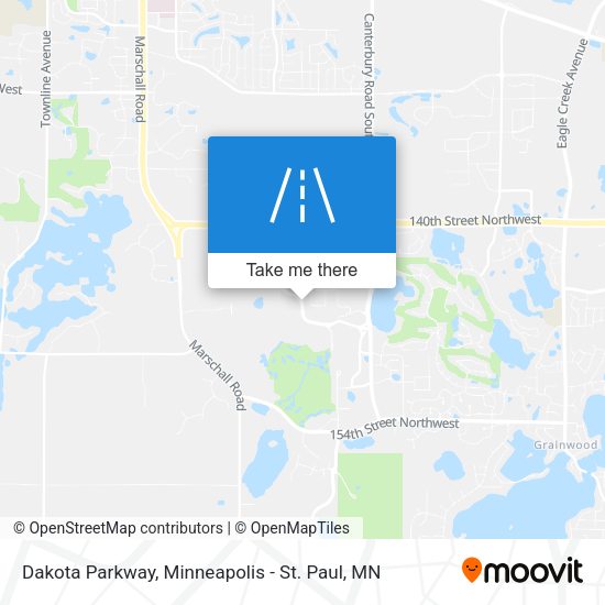Mapa de Dakota Parkway