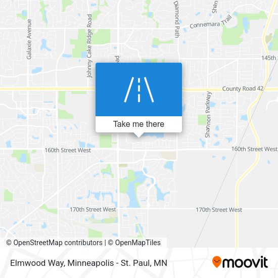 Mapa de Elmwood Way