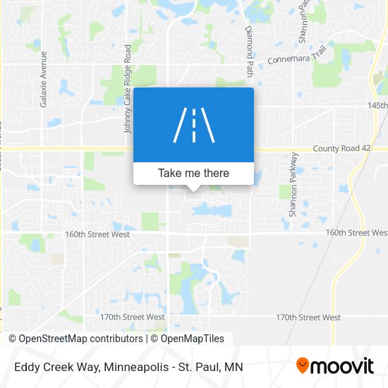 Eddy Creek Way map