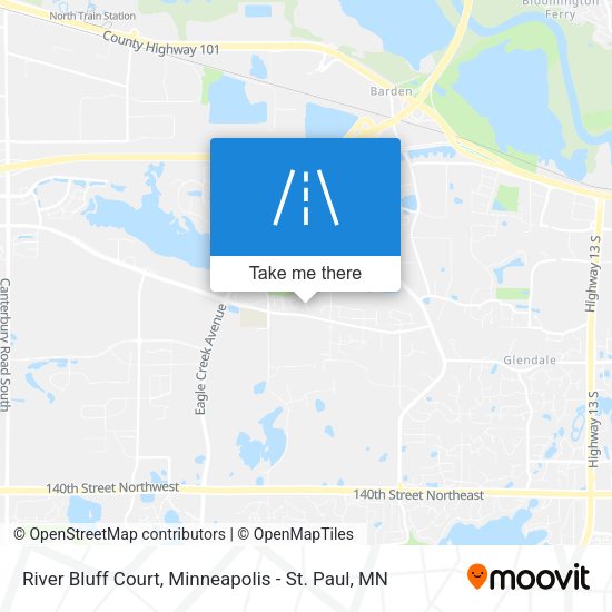 River Bluff Court map