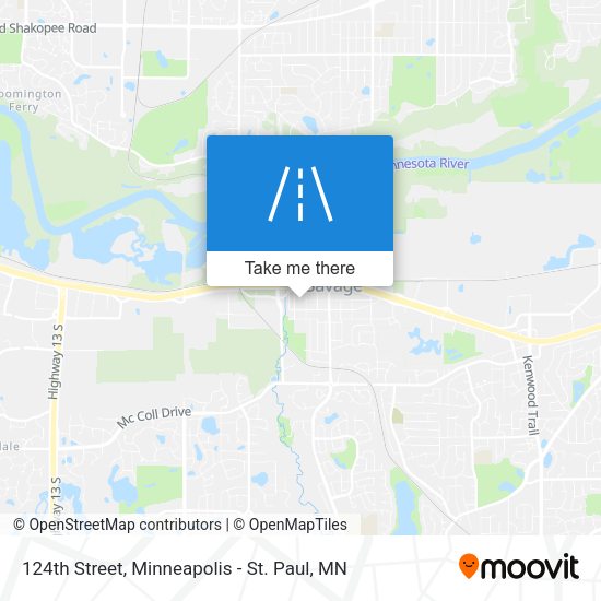 124th Street map