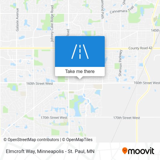 Mapa de Elmcroft Way