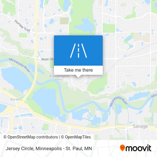 Jersey Circle map