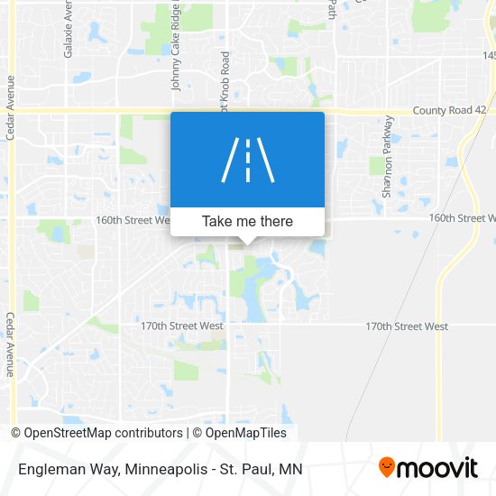 Engleman Way map