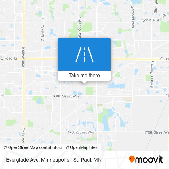 Mapa de Everglade Ave