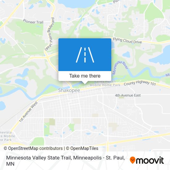 Minnesota Valley State Trail map