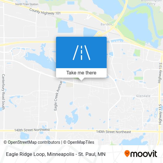 Eagle Ridge Loop map