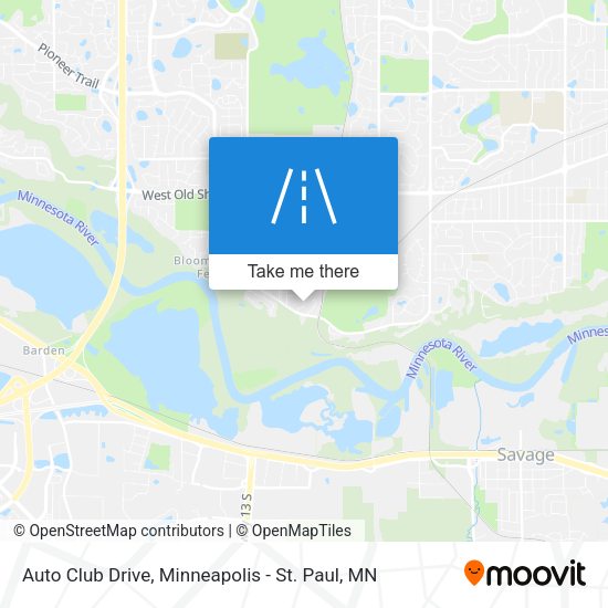 Mapa de Auto Club Drive