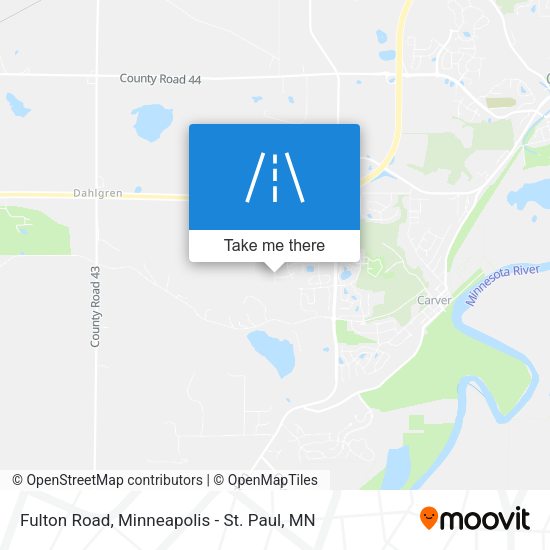 Fulton Road map