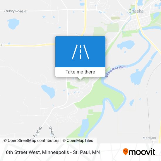 6th Street West map