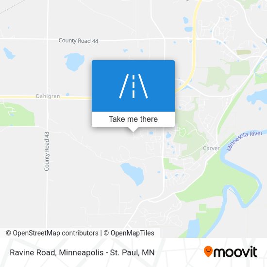 Ravine Road map