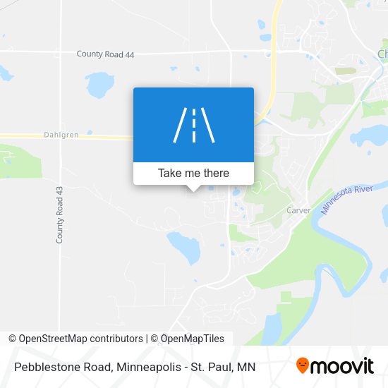Pebblestone Road map
