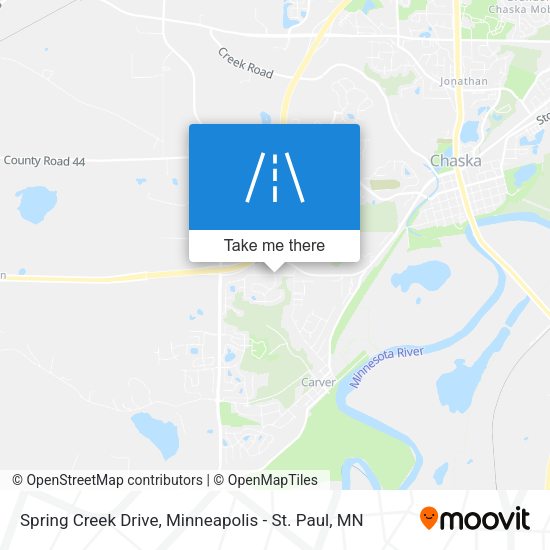 Mapa de Spring Creek Drive