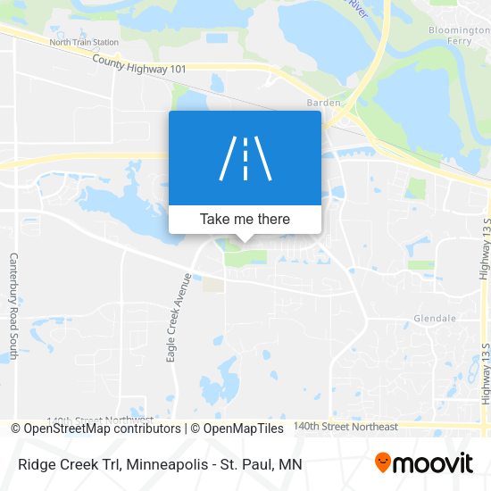 Mapa de Ridge Creek Trl