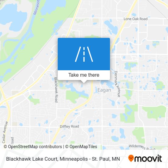 Mapa de Blackhawk Lake Court