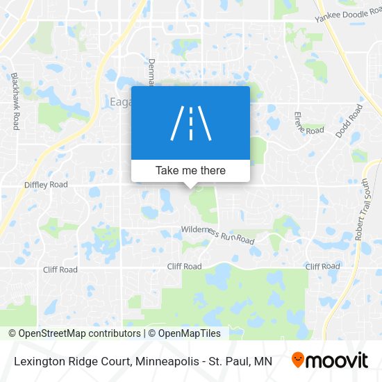Mapa de Lexington Ridge Court