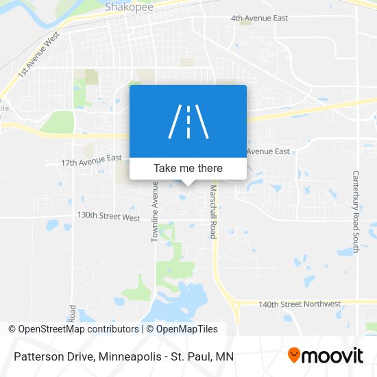 Mapa de Patterson Drive