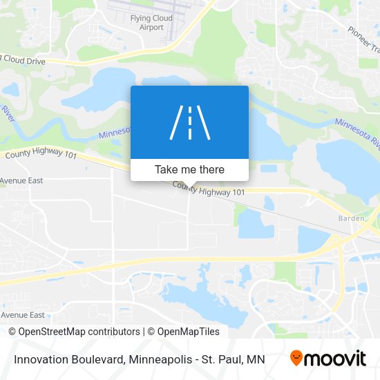 Mapa de Innovation Boulevard
