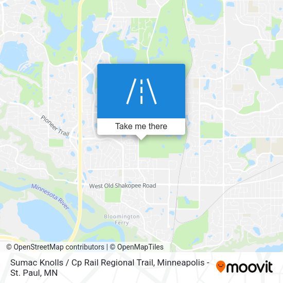 Sumac Knolls / Cp Rail Regional Trail map
