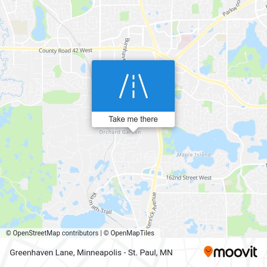 Mapa de Greenhaven Lane