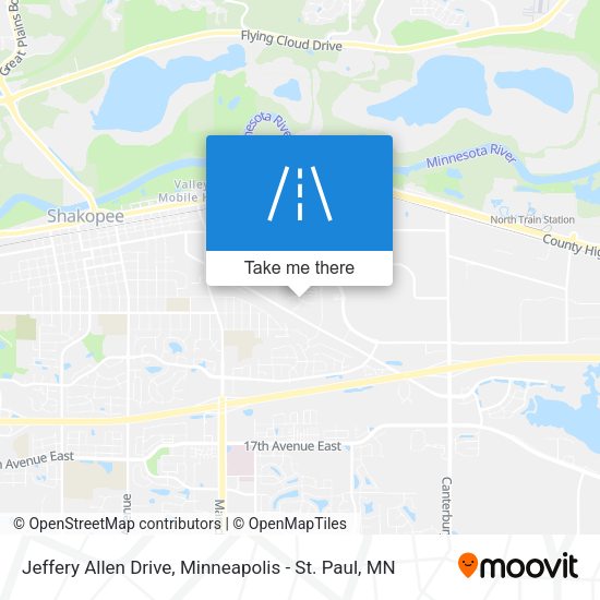 Jeffery Allen Drive map