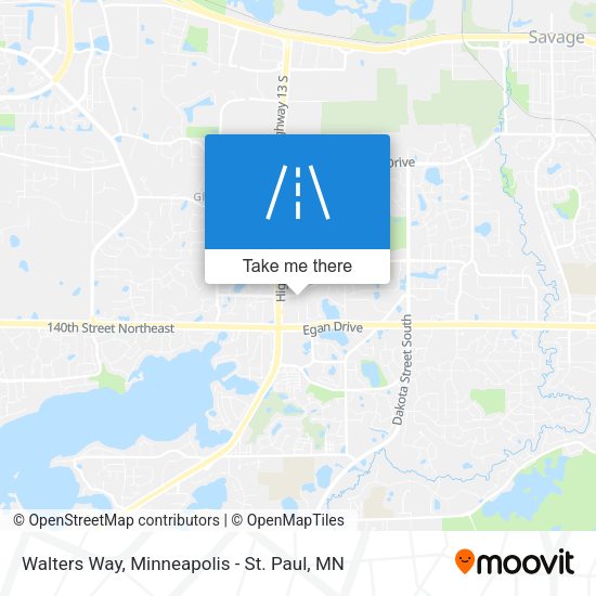 Mapa de Walters Way