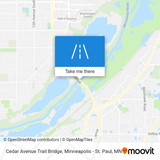 Mapa de Cedar Avenue Trail Bridge