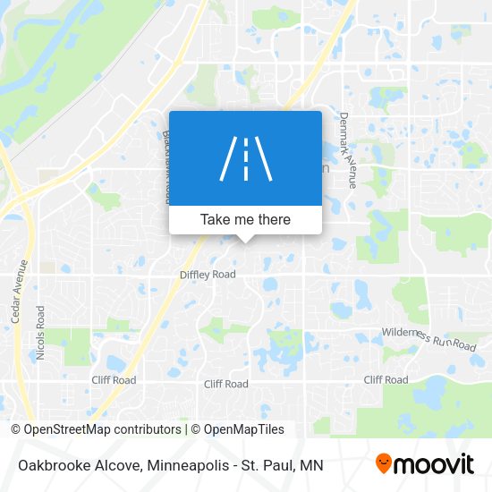 Oakbrooke Alcove map