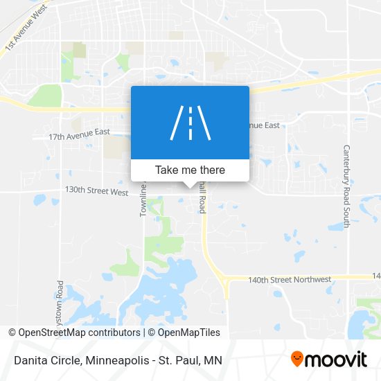 Mapa de Danita Circle