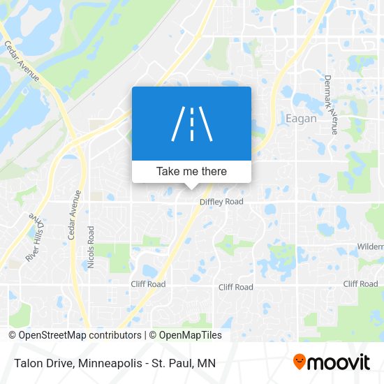 Talon Drive map