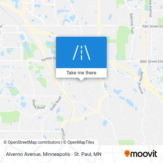 Mapa de Alverno Avenue