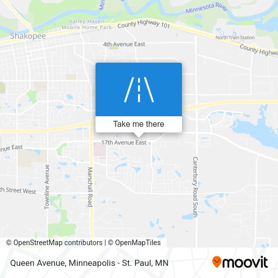 Mapa de Queen Avenue