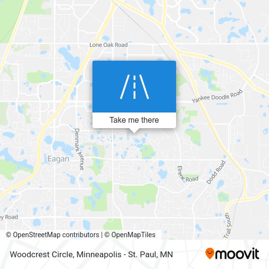 Woodcrest Circle map