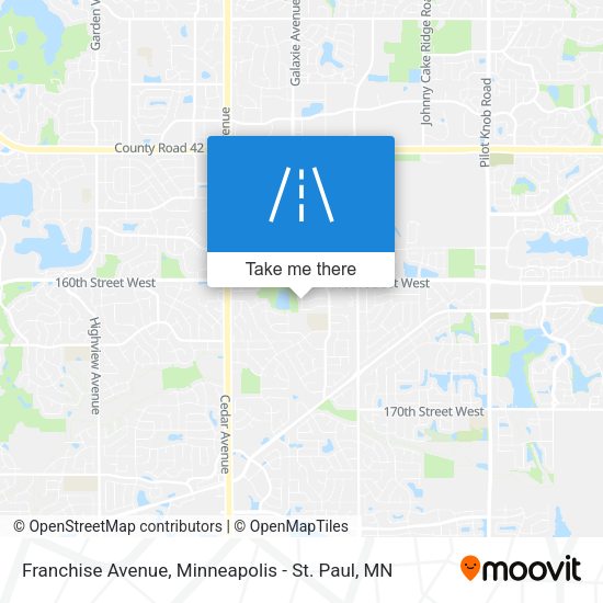 Franchise Avenue map
