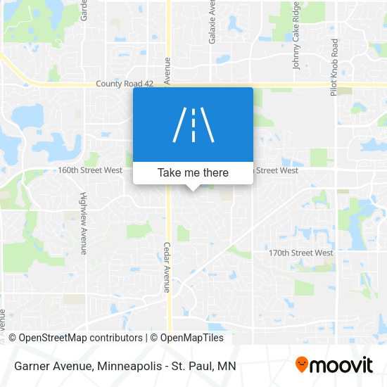 Garner Avenue map