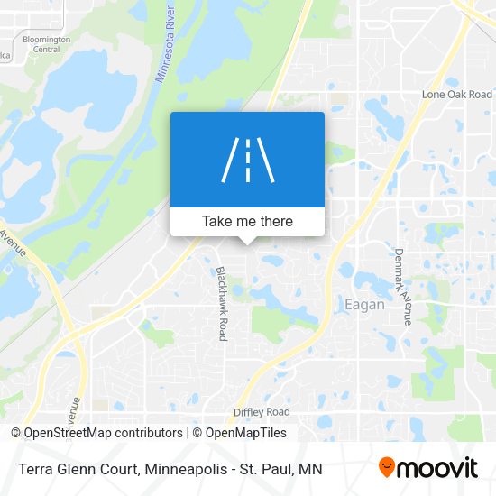 Mapa de Terra Glenn Court