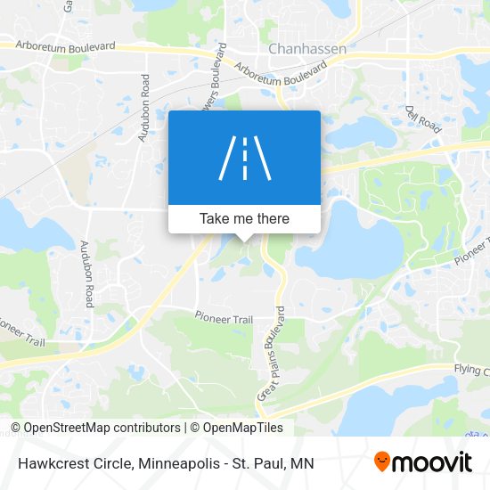 Hawkcrest Circle map