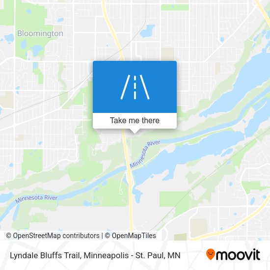 Mapa de Lyndale Bluffs Trail