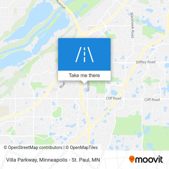 Villa Parkway map