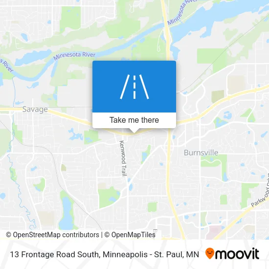 13 Frontage Road South map