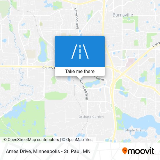 Mapa de Ames Drive