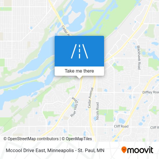 Mccool Drive East map