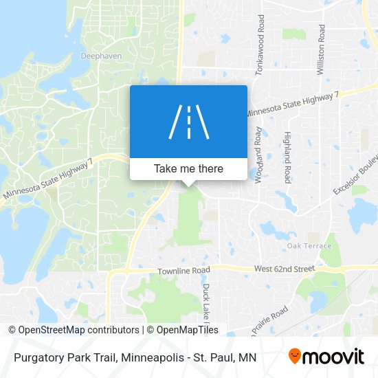 Mapa de Purgatory Park Trail